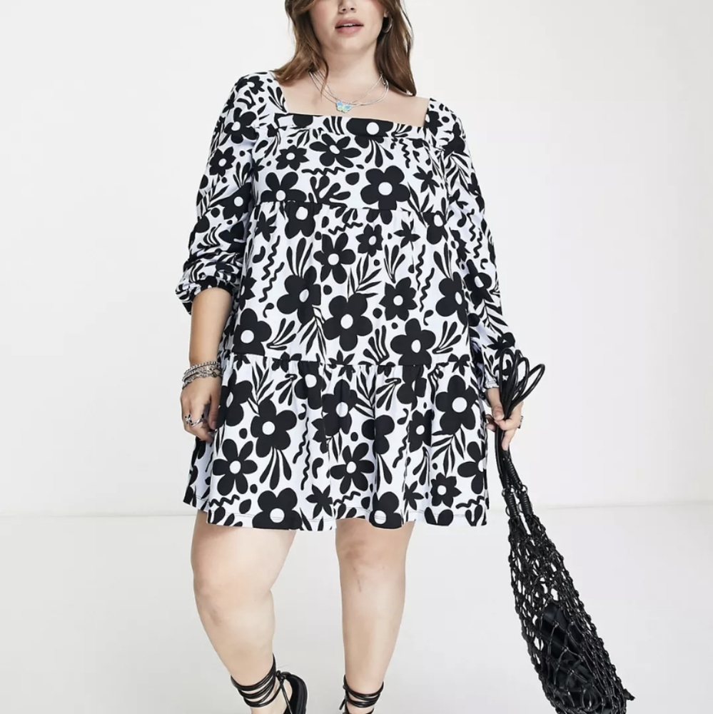 🔹ASOS Curve floral dress🔹